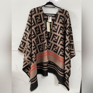 Fendi Oversized Reversible Cape